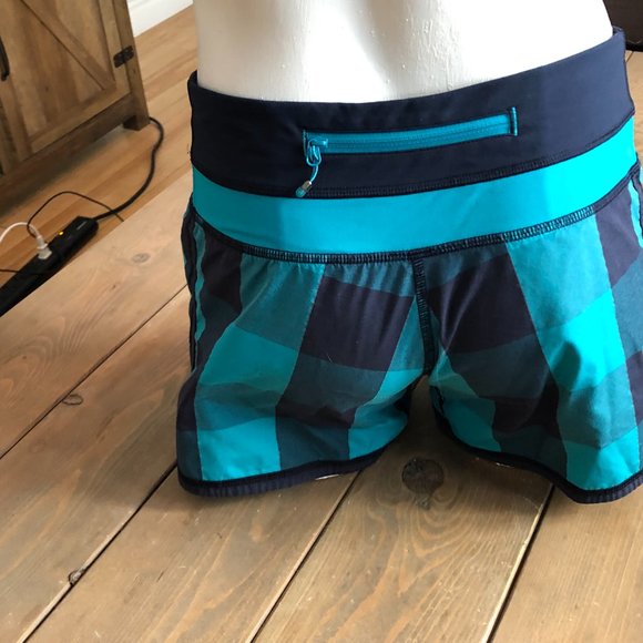 Used Lululemon Blue Shorts - Picture 4 of 7